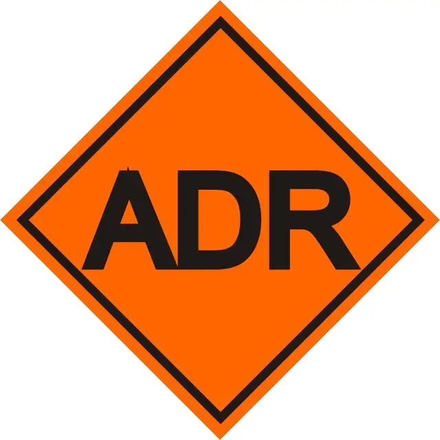 ADR Hazard Symbol - Dangerous Goods Transport Compliance Sign. ADR Training Courses